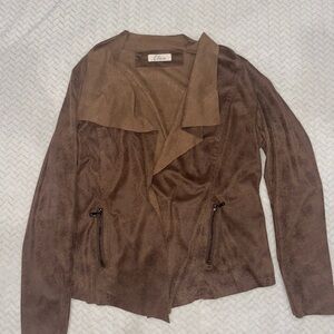 Elan Faux Suede Jacket